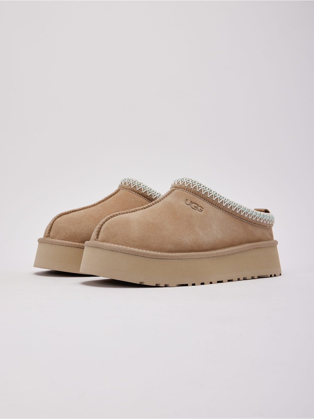 New UGG Tan & Blue Tazz platform size 5 - Picture 3 of 11